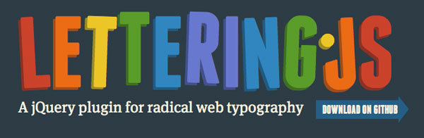 Lettering.js