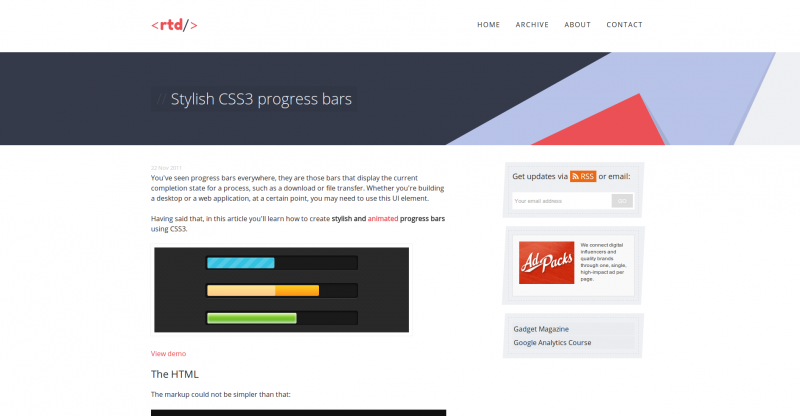 國慶第一波！20個方便實用的CSS3技術、庫及實例