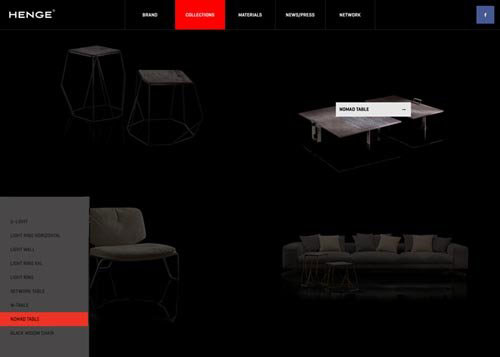 furnitures and design CSS網站作品