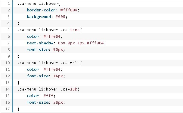 CSS3打造創意動畫菜單效果