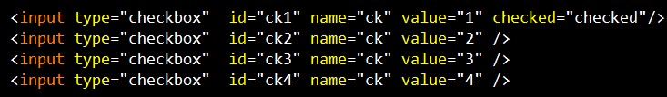 JQuery CheckBox（復選框）操作方法匯總 