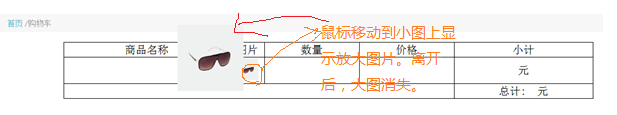 Jquery實現鼠標移動放大圖片功能實例   