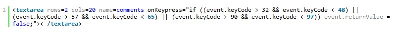 JavaScript中的輸入格式限制實例  