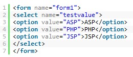 JavaScript獲取Select下拉框OptionValue和Text值方法 