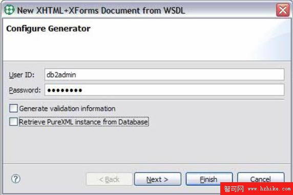 集成 XML Forms Generator 和 Data Studio，第 1 部分: 通過創建應用程序開始集成