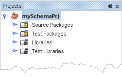 Creating a Project and Opening a Sample XML Schema