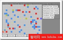 HTML5游戲：網頁版炮塔防御