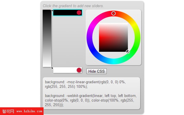 OpenGameArt CSS Gradient Editor