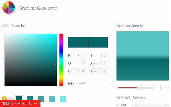 CSS3 Factory Gradient Generator