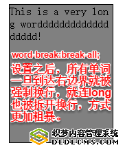 word-break