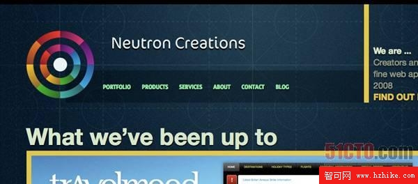 Neutron使用text-shadow創建的網站