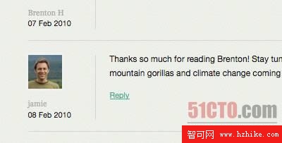 國際大猩猩保護計劃網站為評論家的名字使用了word-wrap