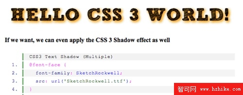 CSS3用戶自定義字體