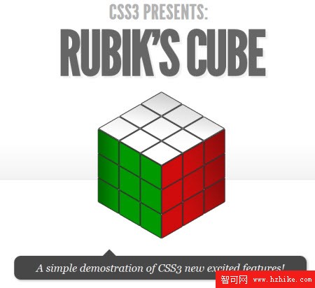 Rubik in CSS3 Design Contest Results