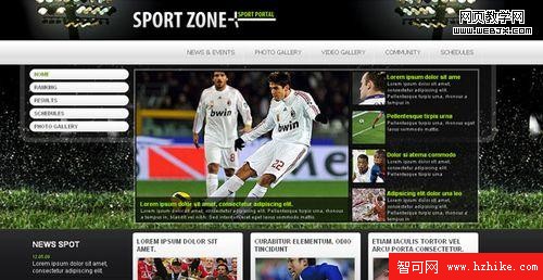 Sport Portal CSS Template