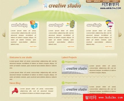 Creative Media 20個高質量的免費CSS模板