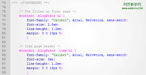 Separate Font Definitions from layout styles