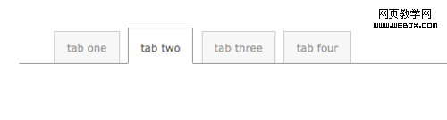 XHTML CSS Tabbed Menu