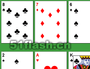 Playing Cards with CSS - demo - screen shot.