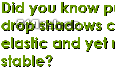 CSS Text Shadows screen shot.