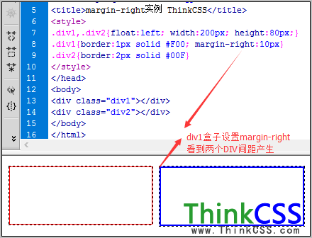 css margin-right右邊距設置