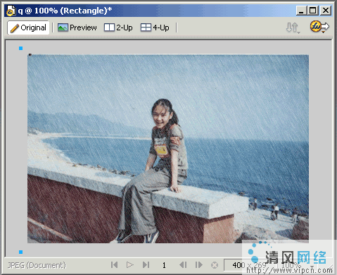 Fireworks MX 2004制作坐在雨中的女孩[多圖]圖片6