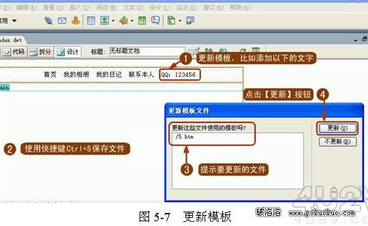 使用Dreamweaver模板構建網站