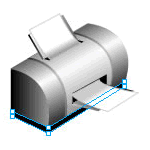 Fireworks制作桌面打印機圖標