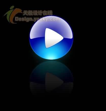 Fireworks設計水晶質感的Media Player 播放器圖標  