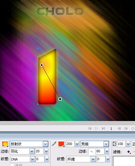 Fireworks教程:制作很炫的斜線條背景