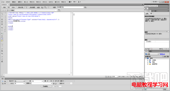 Dreamweaver CS5 工作視圖 使用教程  