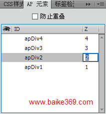Dreamweaver設置AP元素的堆疊順序技巧  