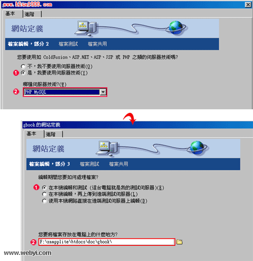 Dreamweaver制作基於WordPress的留言本