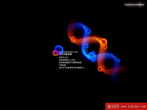 Fireworks制作仿3D光亮DNA桌面 