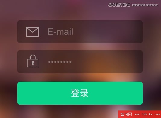 Fireworks設計一個扁平化風格的登錄界面,PS教程,思緣教程網