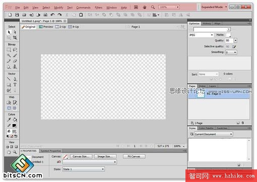 Fireworks CS5軟件功能評測,PS教程,思緣教程網