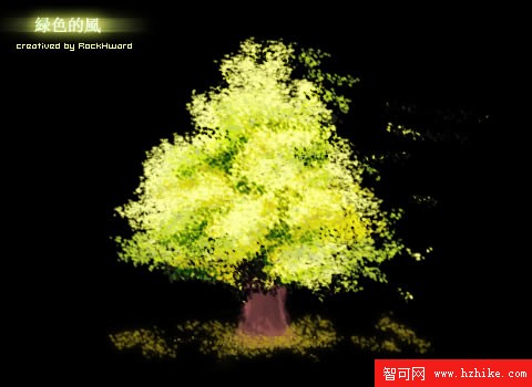 Fireworks自定義筆觸繪制美麗的細葉榕樹