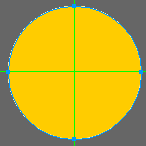 circle with crosshairs