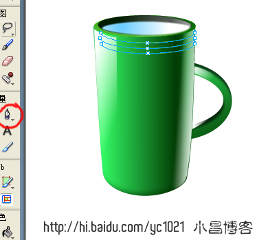 Fireworks鼠繪教程：繪制精美可愛水杯圖標_jcwcn.com