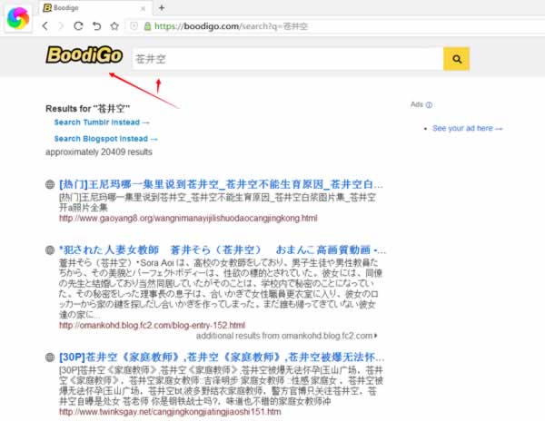 全球首個成人搜索引擎Boodigo比谷歌還厲害-阿澤