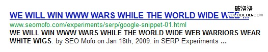 Google SERP showing 70-character title 2
