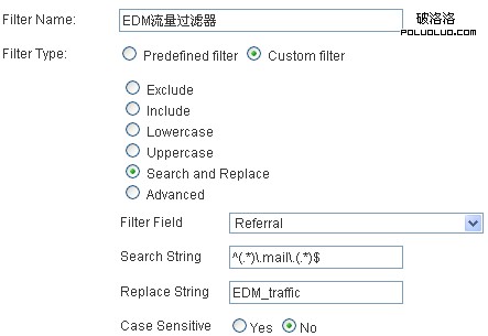 EDM流量過濾器