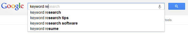 Google Suggest for Keyword Research