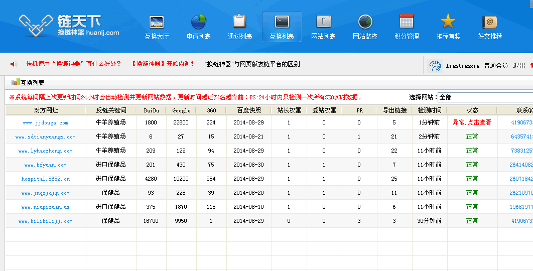 友鏈SEO工具：換鏈神器測試體驗